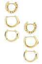 view 2 of 3 Tyra Waterproof Earring Set in Clear