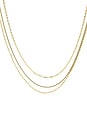 view 2 of 3 Anita Water Resistant Necklace Set in Gold