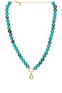 view 1 of 2 COLLIER PENDENTIF À PERLES JANETTE in Blue