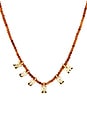 view 2 of 2 University Of Texas At Austin Beaded Slogan Necklace in Multi