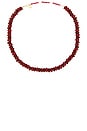 view 1 of 2 COLLIER AVEC PERLES JOYCE in Red