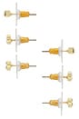 view 2 of 2 SET PENDIENTES BECKETT in Clear