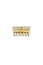 view 1 of 3 Greta Waterproof Ring Set in Gold
