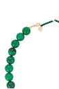 view 4 of 3 Jane Beaded Necklace in Dark Green