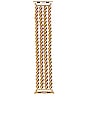 view 1 of 2 Beaded Apple Watch Band in Gold