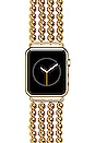 view 2 of 2 Beaded Apple Watch Band in Gold