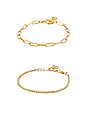view 1 of 4 Ainsley Bracelet Set in Gold