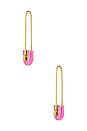 view 1 of 2 Tapa 18k Gold Vermeil Earrings in Pink