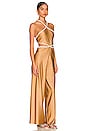view 2 of 3 Kira Jumpsuit in Caramel