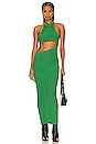 view 2 of 5 Alora Cut Out Maxi Dress in Hunter Green