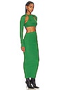 view 3 of 5 Alora Cut Out Maxi Dress in Hunter Green