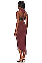 view 3 of 3 Mendra Cut Out Maxi Dress in BOURBON