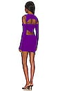 view 3 of 3 Violeta Asymmetrical Mini Dress in Heather