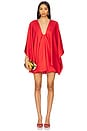 view 1 of 4 Pietro Mini Dress in Vivid Red