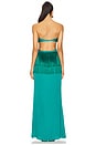 view 3 of 4 Dua Dress in Emerald Green