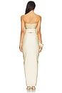 view 3 of 3 Giselle Dress in Marble Ivory