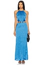 view 1 of 4 Lexi Dress in Zircone Blue