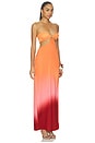 view 3 of 4 Riri Maxi Dress in Arancia