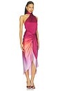 view 2 of 3 Lora Maxi Dress in Tramonto Bordo