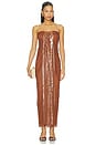 view 1 of 3 Lena Maxi Dress in Clay
