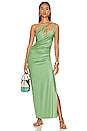 view 1 of 4 Lia One Shoulder Maxi Dress in Cactus
