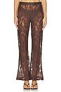 view 1 of 6 Porto Pants in Pecan Brown