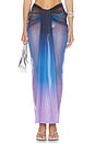 view 1 of 6 Nia Maxi Skirt in Tramonto Blu