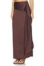 view 5 of 7 Lorena Maxi Skirt in Espresso Brown