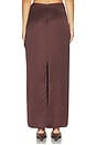view 6 of 7 Lorena Maxi Skirt in Espresso Brown