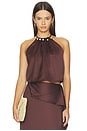 view 1 of 5 Lorena Top in Espresso Brown