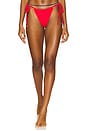 view 1 of 4 Kaia Bikini Bottom in Fire Red