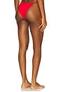 view 3 of 4 Kaia Bikini Bottom in Fire Red