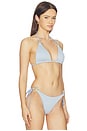 view 2 of 4 Kaia Bikini Top in Grey Blue