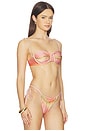 view 2 of 4 Lula Bikini Top in Coral Reef