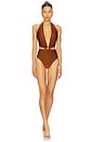 view 1 of 3 Selena One Piece in Burnt Orange