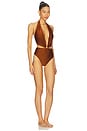 view 2 of 3 Selena One Piece in Burnt Orange
