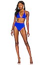 view 4 of 4 Gaia Bikini Bottom in Blue