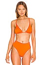 view 1 of 4 Gaia Bikini Top in Mango Lush