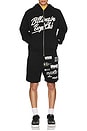 view 5 of 5 Script Hoodie in Black