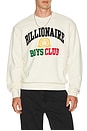 view 3 of 4 Collegiate Crew Sweatshirt in Winter White