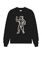 view 1 of 5 Astronaut Crew Sweatshirt in Black