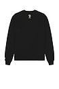 view 2 of 5 Astronaut Crew Sweatshirt in Black