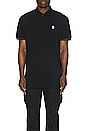 view 4 of 4 Cockpit Short Sleeve Polo in Black
