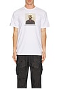 view 3 of 3 Dye Tee in White