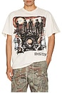 view 3 of 4 Odyssey Oversized Tee in Gardenia