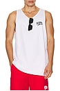 view 3 of 4 Curve Tank Top in White