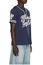 view 2 of 5 Big Chew Baseball Shirt in Blue Depths