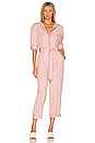 view 1 of 3 Flying Private Jumpsuit in Pale Pink