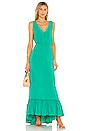 view 1 of 3 VESTIDO PRECIOUS HEM in Deep Green