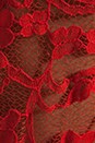 view 6 of 6 Mandy Sateen/Lace Dress in Red in Poppy Red